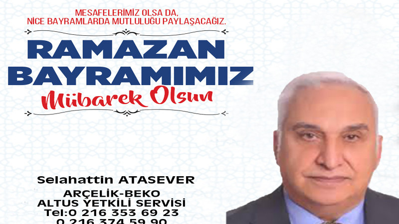 ATASEVER'den Ramazan Bayramı Mesajı