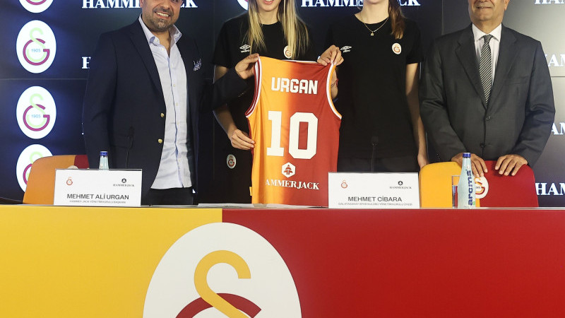 Hammer Jack, Galatasaray Kadın Voleybol Takımı'nın forma sırt sponsoru oldu