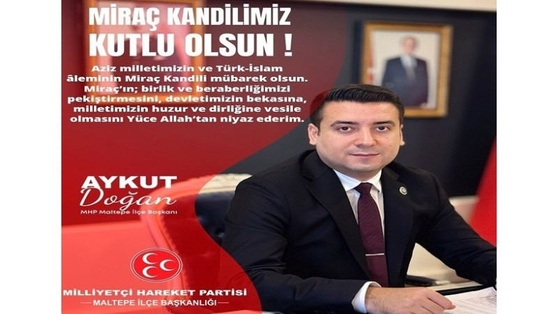 Aykut Doğan'dan Kandil Kutlaması